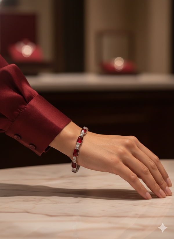 The Regency Gemstone Tennis Bracelet