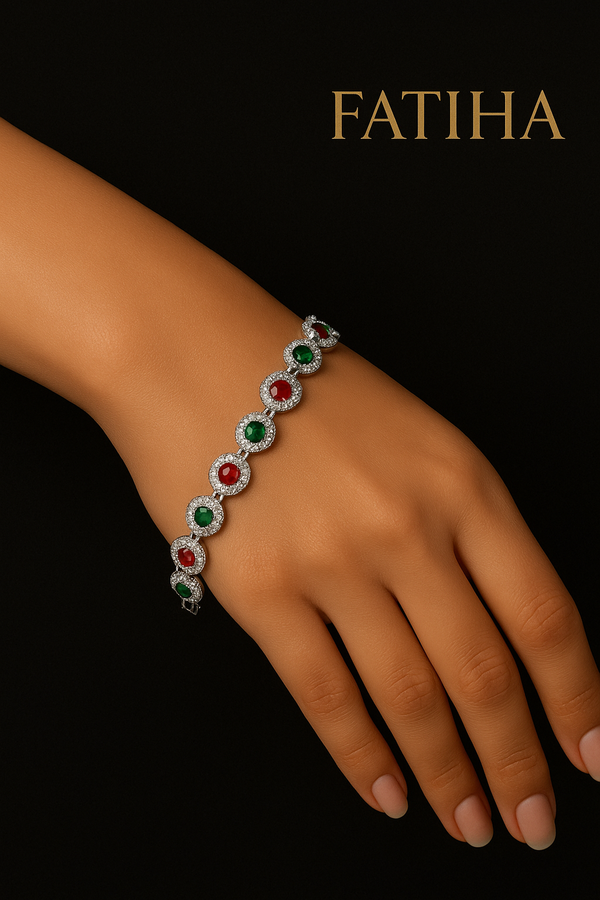 The Jahanara Gemstone Bracelet by Fatiha